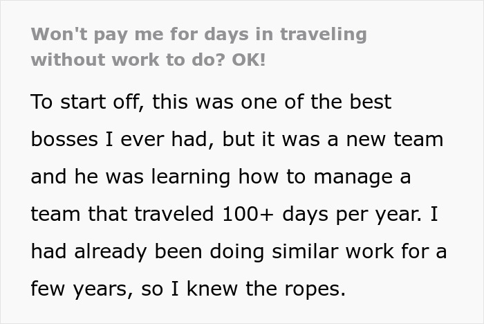 Boss Refuses To Book A Hotel For Employee’s Business Trips, Regrets It When He Sees The Traveling Costs Boss Refuses To Book A Hotel For Employee’s Business Trips, Regrets It When He Sees The Traveling Costs