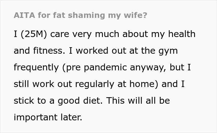 Man runs into a female friend and has a quick chat about fitness, his wife strands him 