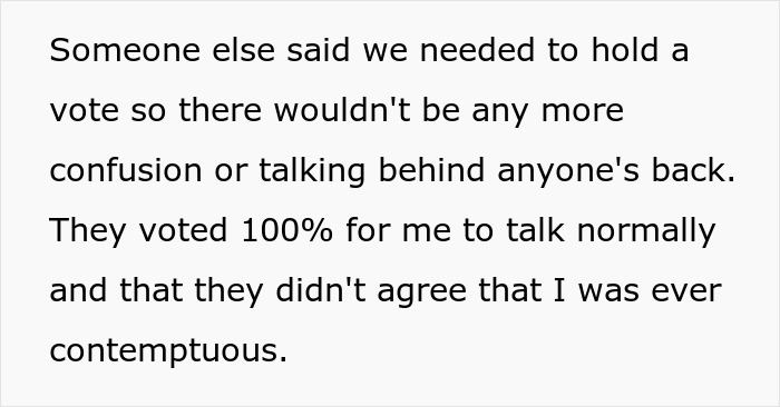Employee Has No Clue What They Did To Make Others See Them As “Contemptuous”, Boss Insists On It Without Explanation, So They Go Silent And Losses Ensue Employee Has No Clue What They Did To Make Others See Them As “Contemptuous”, Boss Insists On It Without Explanation, So They Go Silent And Losses Ensue