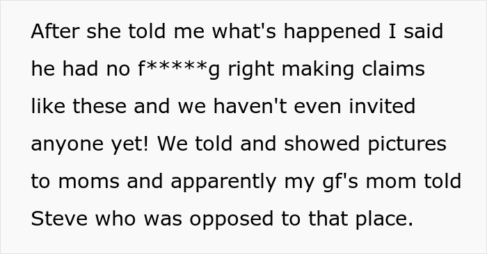 ‘Guestzilla’ Blasts Newlyweds For Choosing ‘Wrong’ Place For Wedding, Then Asks Groom For Help As If Nothing Had Happened ‘Guestzilla’ Blasts Newlyweds For Choosing ‘Wrong’ Place For Wedding, Then Asks Groom For Help As If Nothing Had Happened