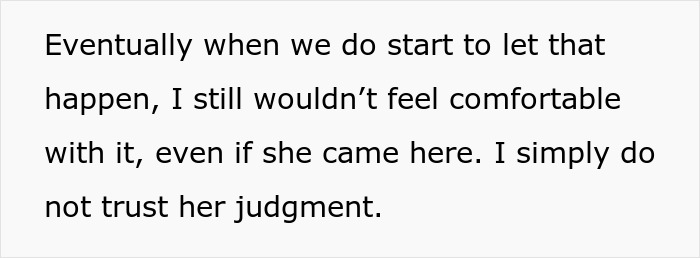 DIL Refuses To Let MIL Babysit Her Newborn Because She Can't Seem To Grasp Just How Dangerous Her Adult Children Are DIL Refuses To Let MIL Babysit Her Newborn Because She Can't Seem To Grasp Just How Dangerous Her Adult Children Are