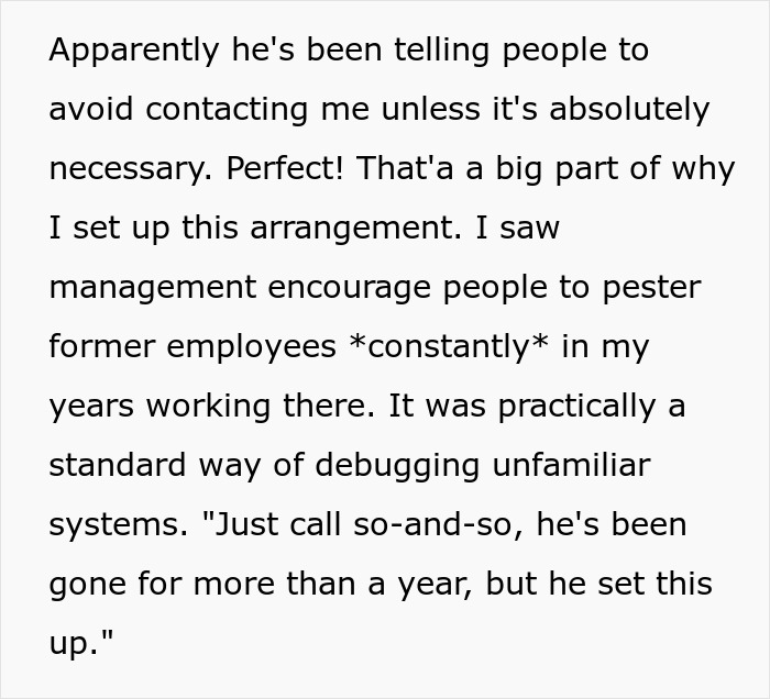 Employee Quits And Charges 3 Times His Salary To Answer Any Questions, Ex-Boss Is Furious Employee Quits And Charges 3 Times His Salary To Answer Any Questions, Ex-Boss Is Furious