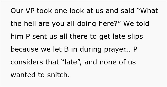 "She Didn't Have A Prayer Of Keeping That Job": People Are Loving These Students' Glorious Malicious Compliance That Got Teacher Fired "She Didn't Have A Prayer Of Keeping That Job": People Are Loving These Students' Glorious Malicious Compliance That Got Teacher Fired