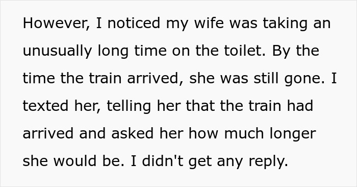 Man runs into a female friend and has a quick chat about fitness, his wife strands him 