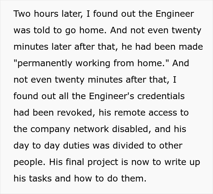 Employee Gets Verbally Jumped By Company Grump, Responds With Malicious Compliance And Gets Grump Quietly Fired Within Hours Employee Gets Verbally Jumped By Company Grump, Responds With Malicious Compliance And Gets Grump Quietly Fired Within Hours