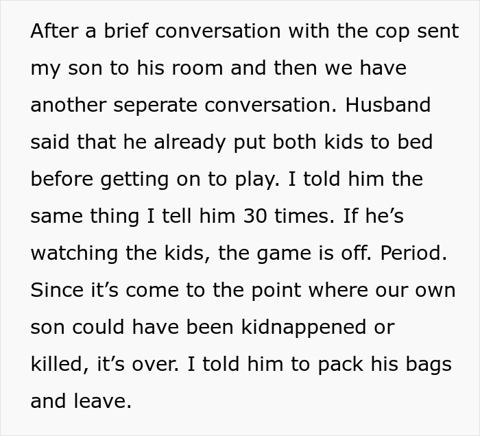 Woman Rushes Home After Learning Police Found Her Toddler By The Highway, Finds Her Husband Gaming In His Room Despite The Alarms Blasting Woman Rushes Home After Learning Police Found Her Toddler By The Highway, Finds Her Husband Gaming In His Room Despite The Alarms Blasting