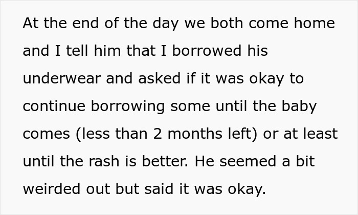 Husband Flips Out At Pregnant Wife For Borrowing His Underwear, Wife Left Confused About What's The Real Reason Husband Flips Out At Pregnant Wife For Borrowing His Underwear, Wife Left Confused About What's The Real Reason