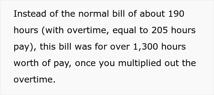New Manager Wants To "Mark His Territory", So He Picks On An IT Guy Without Reading His Contract - He Racks Up 1,300 Paid Hours In One Month New Manager Wants To "Mark His Territory", So He Picks On An IT Guy Without Reading His Contract - He Racks Up 1,300 Paid Hours In One Month