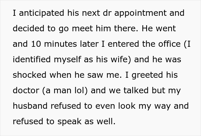 Woman barges into doctor's office during her husband's medical exam, no idea why he's angry