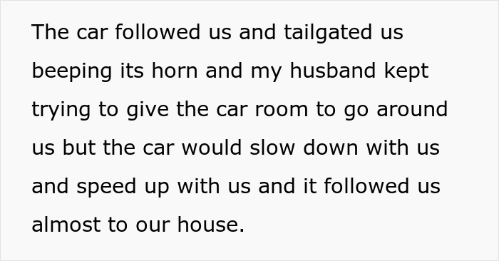"I Don't Want To Even Look At Him": Woman Shares How Her Husband Failed To Protect Her During A Road Rage Incident "I Don't Want To Even Look At Him": Woman Shares How Her Husband Failed To Protect Her During A Road Rage Incident