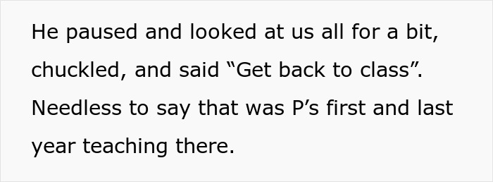 "She Didn't Have A Prayer Of Keeping That Job": People Are Loving These Students' Glorious Malicious Compliance That Got Teacher Fired "She Didn't Have A Prayer Of Keeping That Job": People Are Loving These Students' Glorious Malicious Compliance That Got Teacher Fired