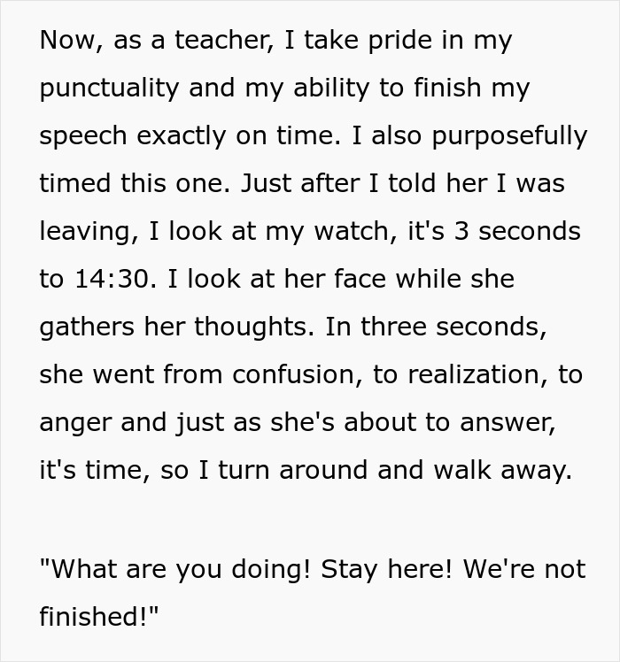 Teacher Leaves Exam Early, Forcing The School Principal To Monitor The Students Herself After Mass Malicious Compliance Ensues Teacher Leaves Exam Early, Forcing The School Principal To Monitor The Students Herself After Mass Malicious Compliance Ensues