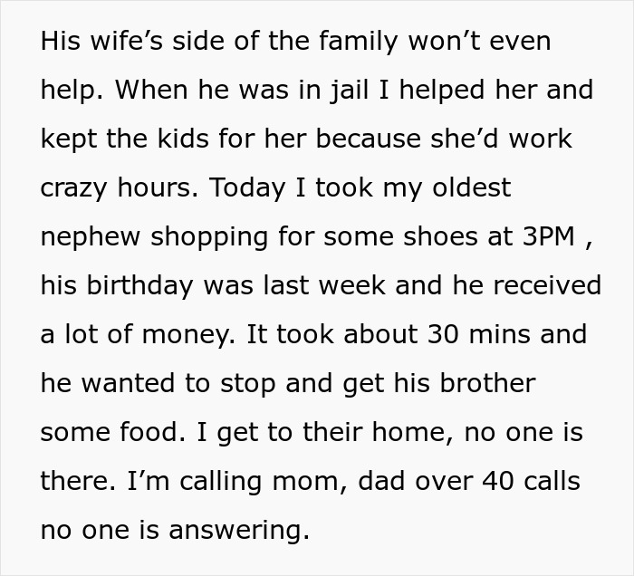 "40 Calls, No One Is Answering": Tired Of Being A Free Babysitter, Guy Drops Nephews At A Bar Where SIL Is, Accidentally Uncovers She's Cheating "40 Calls, No One Is Answering": Tired Of Being A Free Babysitter, Guy Drops Nephews At A Bar Where SIL Is, Accidentally Uncovers She's Cheating