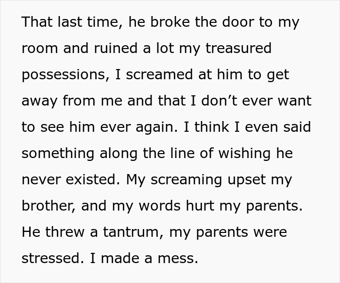 Brother Gets Prioritized Over Sister For The Entirety Of Her Life, She Snaps After He Destroys Her Prized Possessions As An Adult Brother Gets Prioritized Over Sister For The Entirety Of Her Life, She Snaps After He Destroys Her Prized Possessions As An Adult