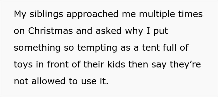 6 Y.O. With Special Needs Has Tent Nobody Can Enter As Her Safe Space, Guests Are Upset That It Was Put Up In The Living Room 6 Y.O. With Special Needs Has Tent Nobody Can Enter As Her Safe Space, Guests Are Upset That It Was Put Up In The Living Room