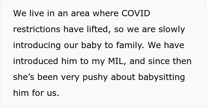 DIL Refuses To Let MIL Babysit Her Newborn Because She Can't Seem To Grasp Just How Dangerous Her Adult Children Are DIL Refuses To Let MIL Babysit Her Newborn Because She Can't Seem To Grasp Just How Dangerous Her Adult Children Are