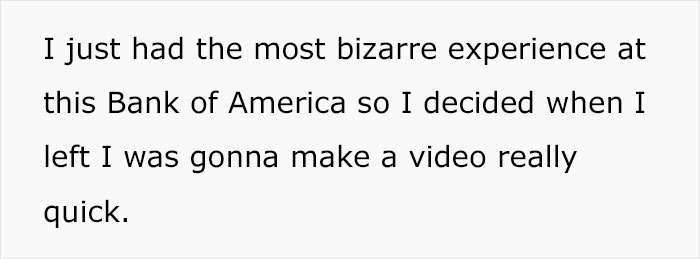 Discussion Online Ensues After Woman Shares How She Was 'Creeped Out' Visiting This Bank With No Staff And A Video Chat Option Discussion Online Ensues After Woman Shares How She Was 'Creeped Out' Visiting This Bank With No Staff And A Video Chat Option