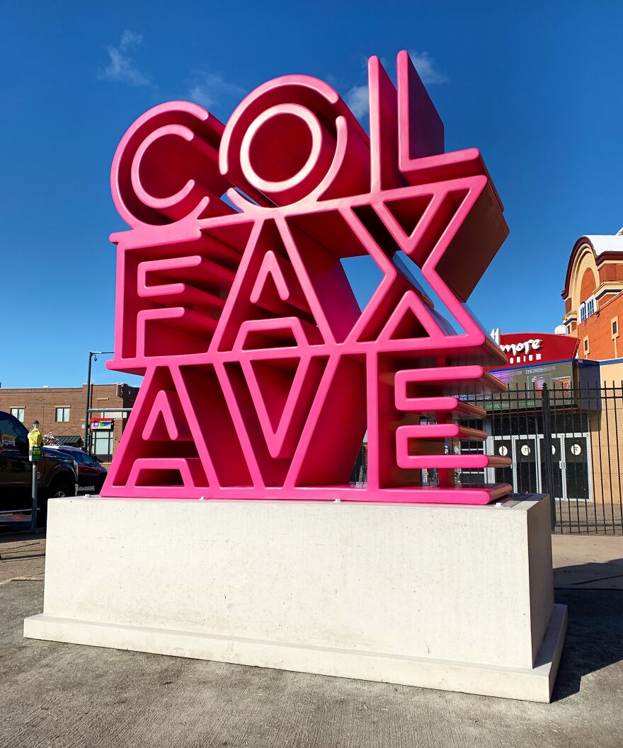 Colfax Avenue Business Improvement District Rebrand - Signage / Functional Typography By Arthouse Design, United States