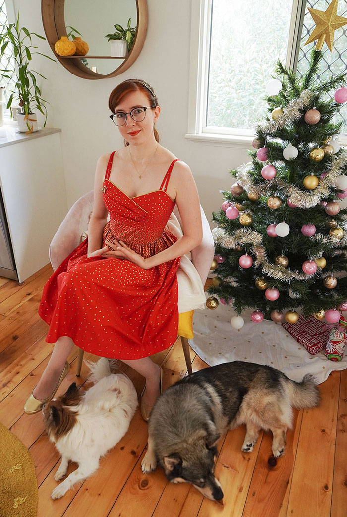 This Year I Hosted My First Christmas In A Dress I Finished Right On Time