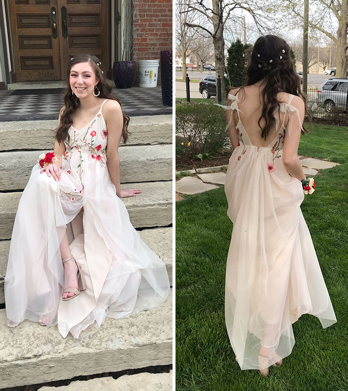 Hi, I Made My Prom Dress By Hand. It Took Me So Long And I'm So Proud Of It