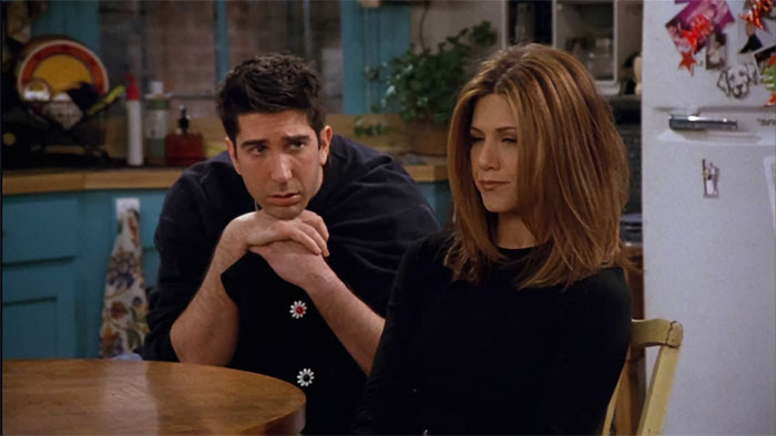Ross looking at Rachel 