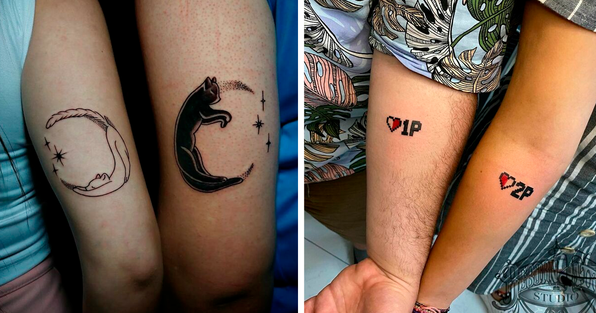 100 Brother And Sister Tattoos That Celebrate The Love-Hate Sibling  Relationship | Bored Panda