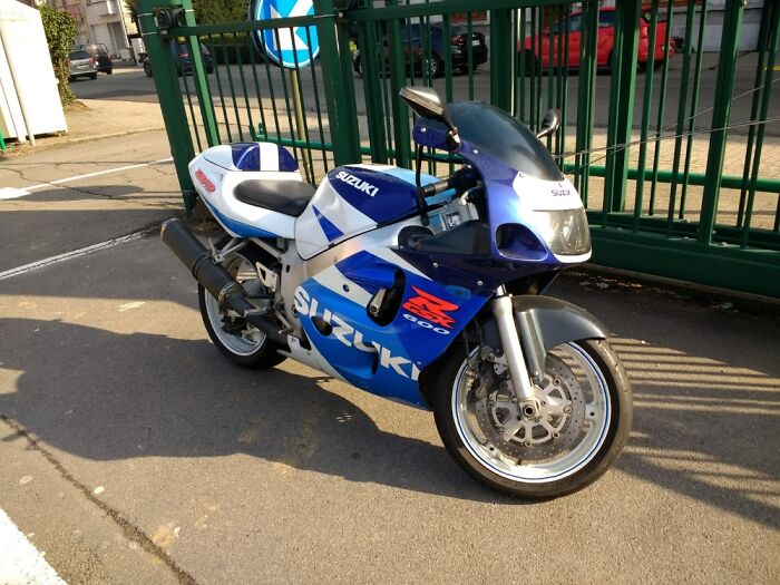 My Suzuki Gsx-R 600 From 1998. My First Bike And Still Have It After 22 Years