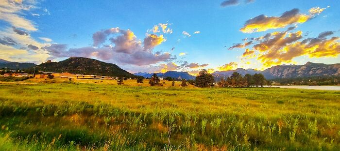 Sunset In The Rocky Mountains