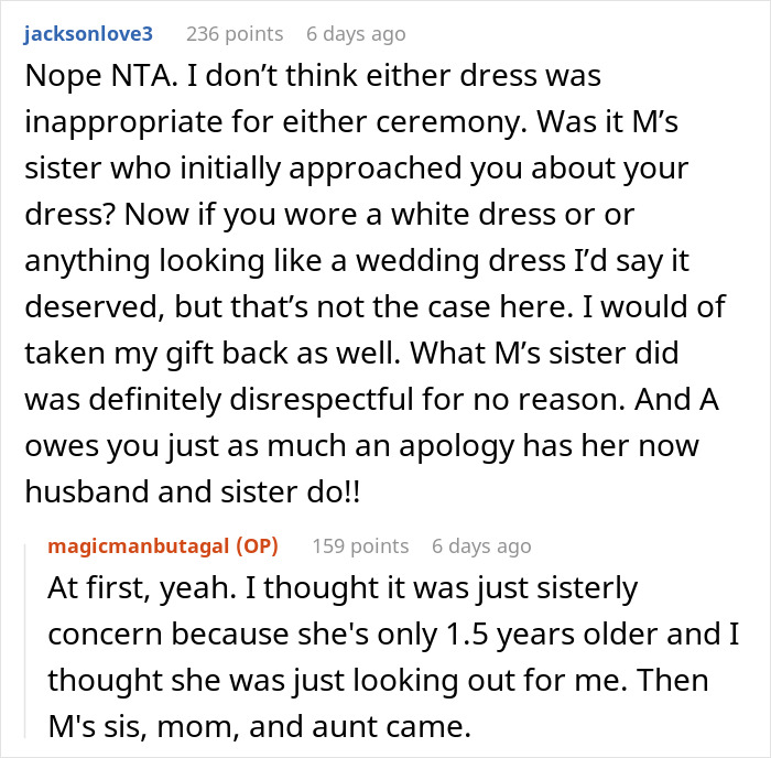 "They Kept Laughing": Groom And His Family Ruin This Woman's Dress, Regret It After She Leaves With Her Gift