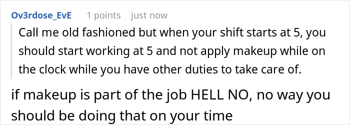 Waitress Loses Her Well-Tipping Table After Absolutely Insisting She Needs To Do Her Makeup For 15 Minutes Waitress Loses Her Well-Tipping Table After Absolutely Insisting She Needs To Do Her Makeup For 15 Minutes