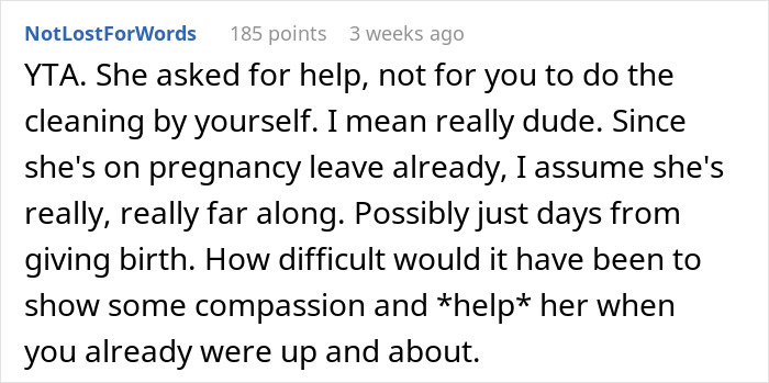 Man Asks If He Was Wrong Not To Help His Wife After She Had 'An Accident', Gets A Reality Check