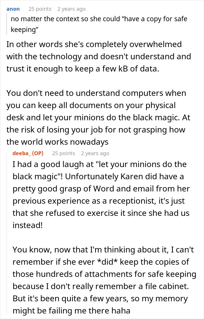 "A Monkey Could Do Your Job": Karen Manager Orders Employee To Print A Video File, Gets Fired "A Monkey Could Do Your Job": Karen Manager Orders Employee To Print A Video File, Gets Fired