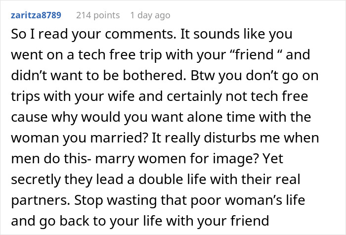Husband Turns Off His Phone Because His Wife Keeps Calling Him During His Tech-Free Weekend, Misses An Emergency Husband Turns Off His Phone Because His Wife Keeps Calling Him During His Tech-Free Weekend, Misses An Emergency