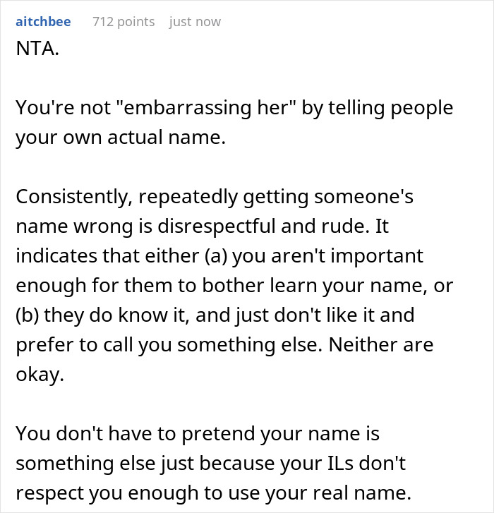 In-Laws Keep Addressing Their DIL By The Wrong Name, Later Get Humbled At A Birthday Celebration In-Laws Keep Addressing Their DIL By The Wrong Name, Later Get Humbled At A Birthday Celebration