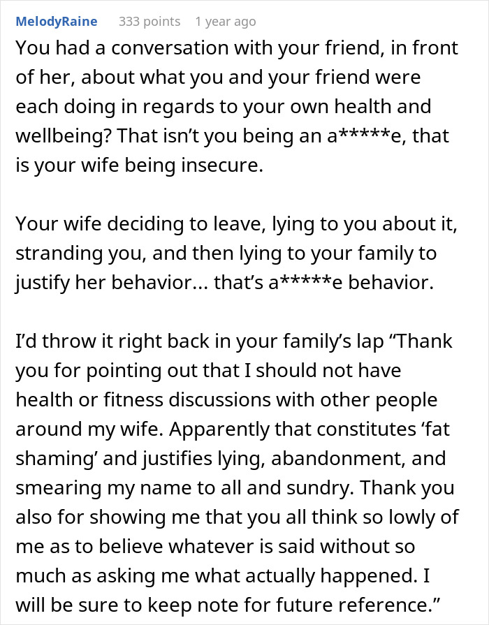 Wife Leaves Husband Stranded In A Train Station After He "Fat-Shames" Her But The Internet Sides With Him