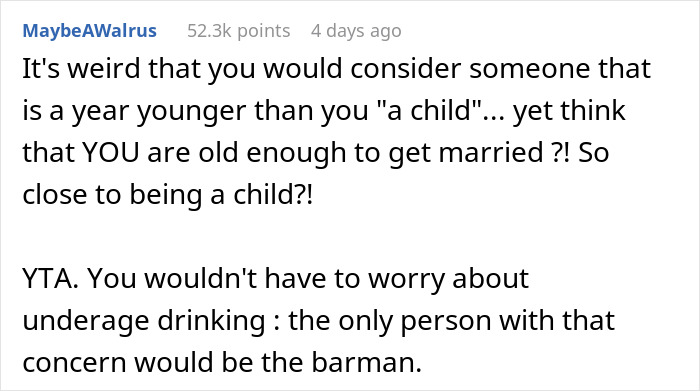Bride Asks If She's A Jerk To Exclude Her Friend Who's 2 Years Younger From Her "Childfree Wedding", Gets A Reality Check Bride Asks If She's A Jerk To Exclude Her Friend Who's 2 Years Younger From Her "Childfree Wedding", Gets A Reality Check