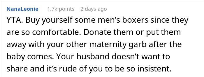 Husband Flips Out At Pregnant Wife For Borrowing His Underwear, Wife Left Confused About What's The Real Reason Husband Flips Out At Pregnant Wife For Borrowing His Underwear, Wife Left Confused About What's The Real Reason