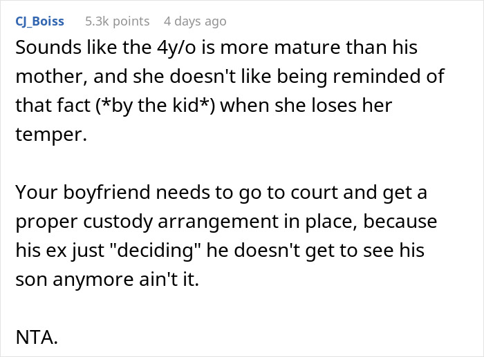 "Go Make Your Own Kids": Mom Loses It On Ex's New Girlfriend For Teaching Her Son "New Age" Phrases "Go Make Your Own Kids": Mom Loses It On Ex's New Girlfriend For Teaching Her Son "New Age" Phrases