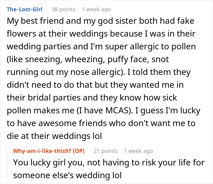 Web Users Are Flabbergasted After Learning ‘Bridezilla’ Is Eager To Serve Seafood At Wedding Despite Best Friend’s Severe Allergy Web Users Are Flabbergasted After Learning ‘Bridezilla’ Is Eager To Serve Seafood At Wedding Despite Best Friend’s Severe Allergy