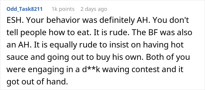 Guy Doesn't Allow Sister's BF To Ruin His Italian Dish With Asian Hot Sauce, Drama Ensues Guy Doesn't Allow Sister's BF To Ruin His Italian Dish With Asian Hot Sauce, Drama Ensues