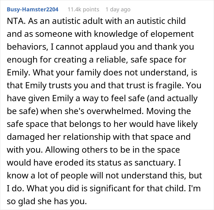 6 Y.O. With Special Needs Has Tent Nobody Can Enter As Her Safe Space, Guests Are Upset That It Was Put Up In The Living Room