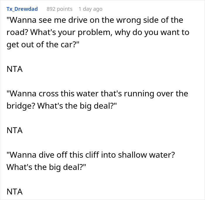 Family Annoyed Son’s Girlfriend Yelled To Be Let Out Of Car After The Dad Ignored Her Request To Switch Off “Full Self-Driving” Family Annoyed Son’s Girlfriend Yelled To Be Let Out Of Car After The Dad Ignored Her Request To Switch Off “Full Self-Driving”