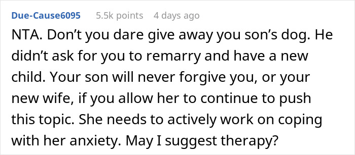 Wife Says Husband Is Prioritizing The Dog Over Her Pregnancy After He Refuses To Get Rid Of It And Break His Son's Heart Wife Says Husband Is Prioritizing The Dog Over Her Pregnancy After He Refuses To Get Rid Of It And Break His Son's Heart
