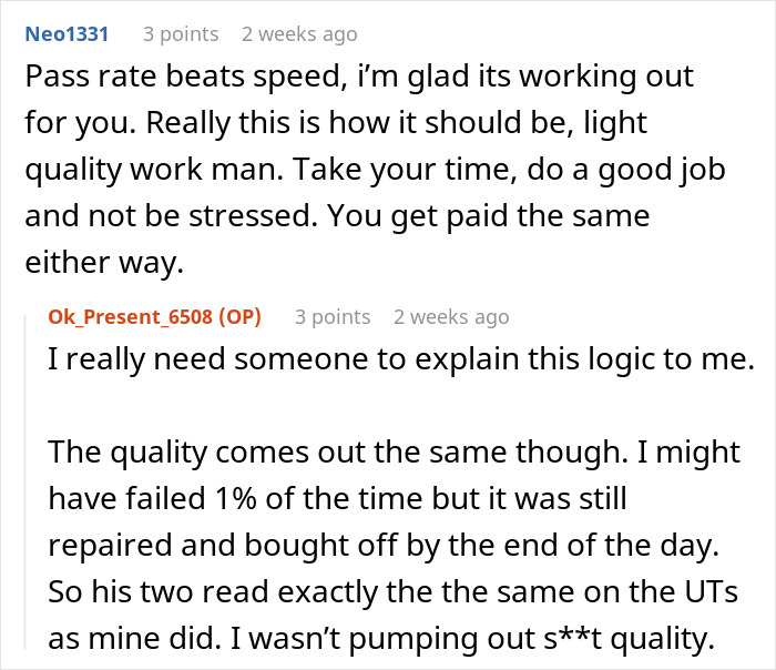 Boss Punishes Employee Because His Work Is Perfect Only 99% Of The Time, Regrets It After He Reaches 100% With Horrible Productivity Boss Punishes Employee Because His Work Is Perfect Only 99% Of The Time, Regrets It After He Reaches 100% With Horrible Productivity