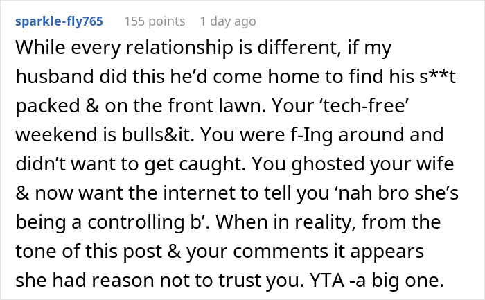 Husband Turns Off His Phone Because His Wife Keeps Calling Him During His Tech-Free Weekend, Misses An Emergency Husband Turns Off His Phone Because His Wife Keeps Calling Him During His Tech-Free Weekend, Misses An Emergency