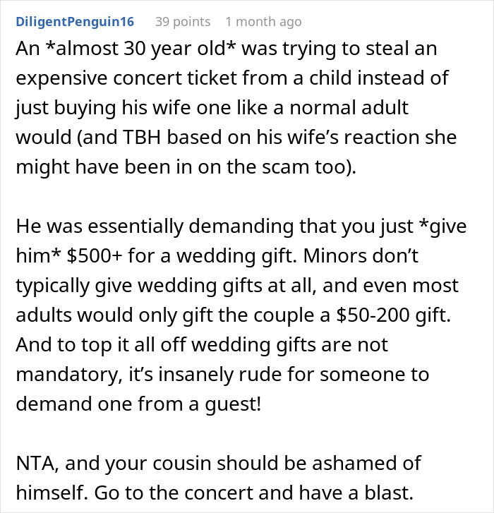 "I Waited 5+ Hours In The Ticketmaster Queue": Teen Is Accused Of Ruining Wedding After She Refused To Give Her Ticket To Taylor Swift's Concert To The Bride "I Waited 5+ Hours In The Ticketmaster Queue": Teen Is Accused Of Ruining Wedding After She Refused To Give Her Ticket To Taylor Swift's Concert To The Bride