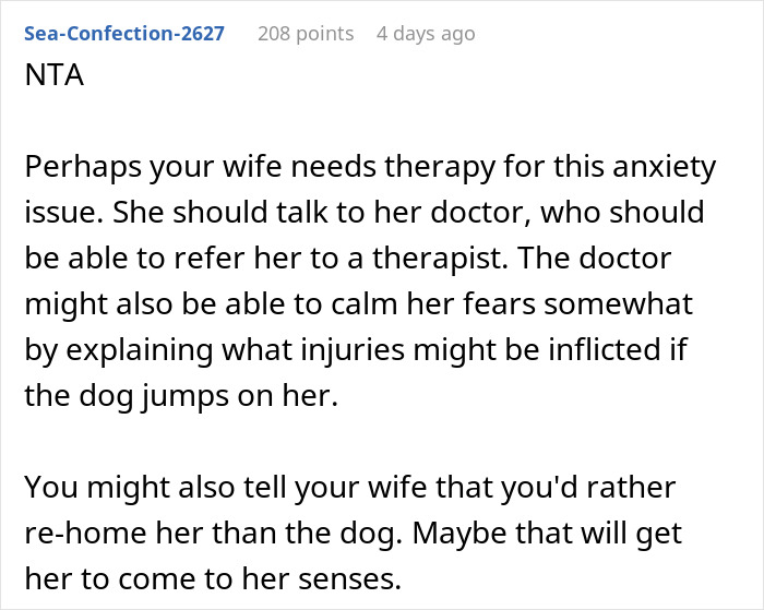Wife Says Husband Is Prioritizing The Dog Over Her Pregnancy After He Refuses To Get Rid Of It And Break His Son's Heart Wife Says Husband Is Prioritizing The Dog Over Her Pregnancy After He Refuses To Get Rid Of It And Break His Son's Heart