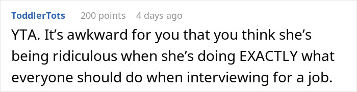 Person Wonders If They’re In The Wrong For Criticizing Girlfriend For How She Takes Job Interviews, Gets A Slice Of Honesty Pie Online Person Wonders If They’re In The Wrong For Criticizing Girlfriend For How She Takes Job Interviews, Gets A Slice Of Honesty Pie Online
