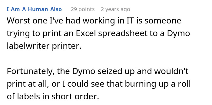 "A Monkey Could Do Your Job": Karen Manager Orders Employee To Print A Video File, Gets Fired "A Monkey Could Do Your Job": Karen Manager Orders Employee To Print A Video File, Gets Fired