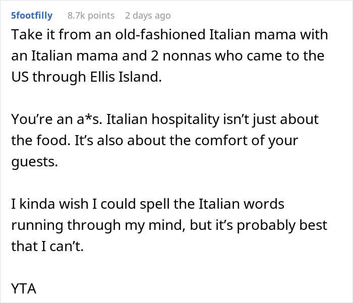 Guy Doesn't Allow Sister's BF To Ruin His Italian Dish With Asian Hot Sauce, Drama Ensues